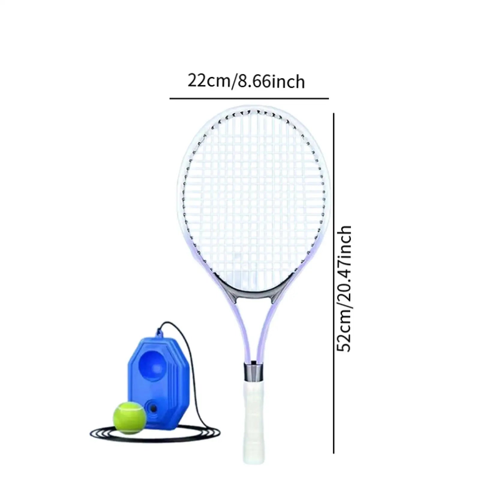 Tennis Trainer Rebound Ball Solo Training Equipment for Beginners Exercise Single Player Self Practice for Park Garden Backyard
