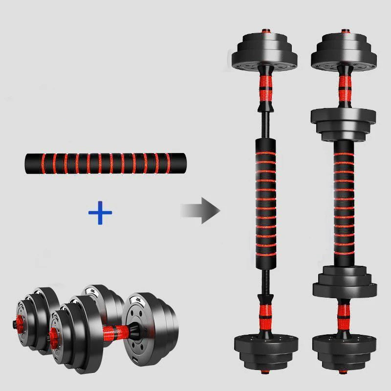 ForgeFlex Adjustable Dumbbell & Barbell Set (5–44LB)