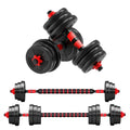 Adjustable Dumbbell & Barbell Set, 5–44LB Anti-Slip
