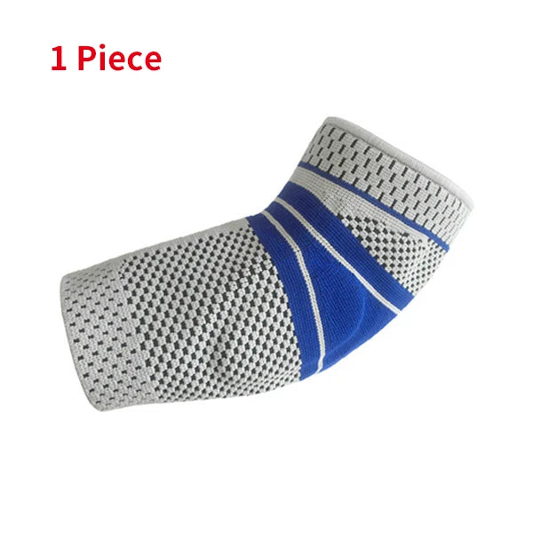 Silicone Elbow Pads, Tennis Sports, Baskeball, Volleyball Elbow Support, Pressure Arm Sleeve, Crossfit Weightlifting Brace