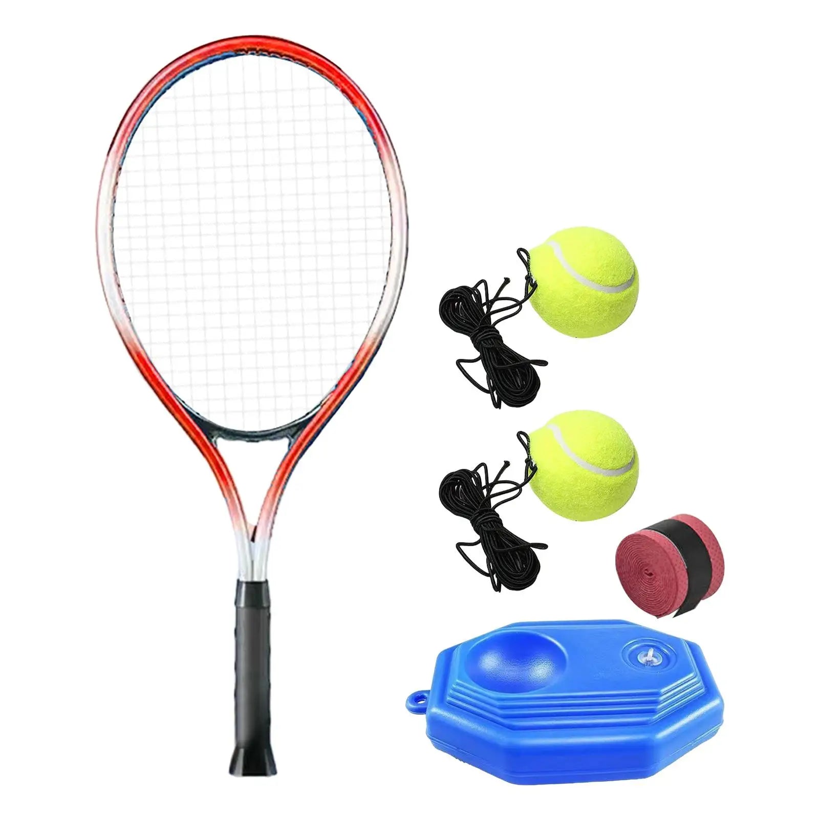 Tennis Trainer Rebound Ball Solo Training Equipment for Beginners Exercise Single Player Self Practice for Park Garden Backyard