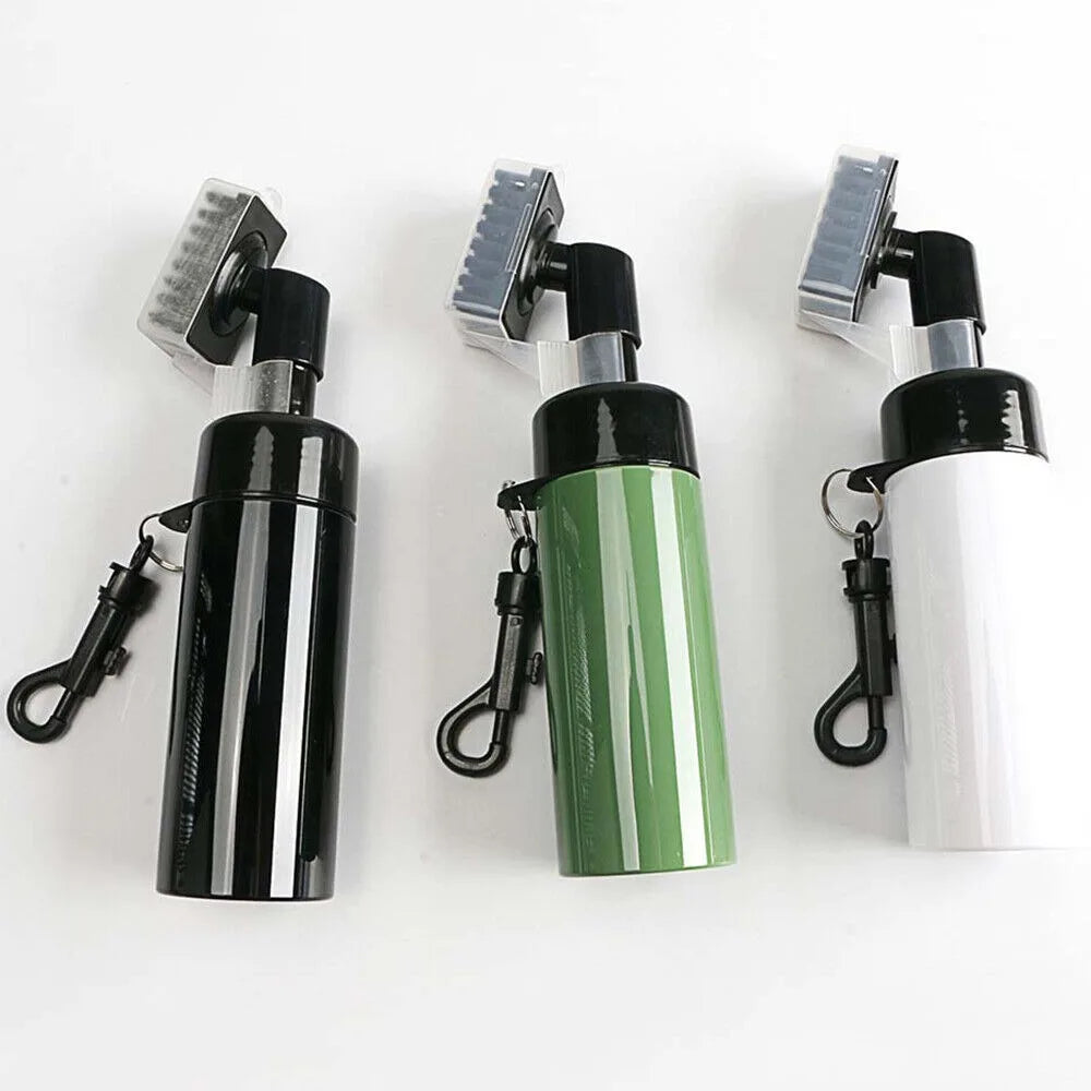 Golf Club Groove Cleaner Brush Leakproof Spray Bottle