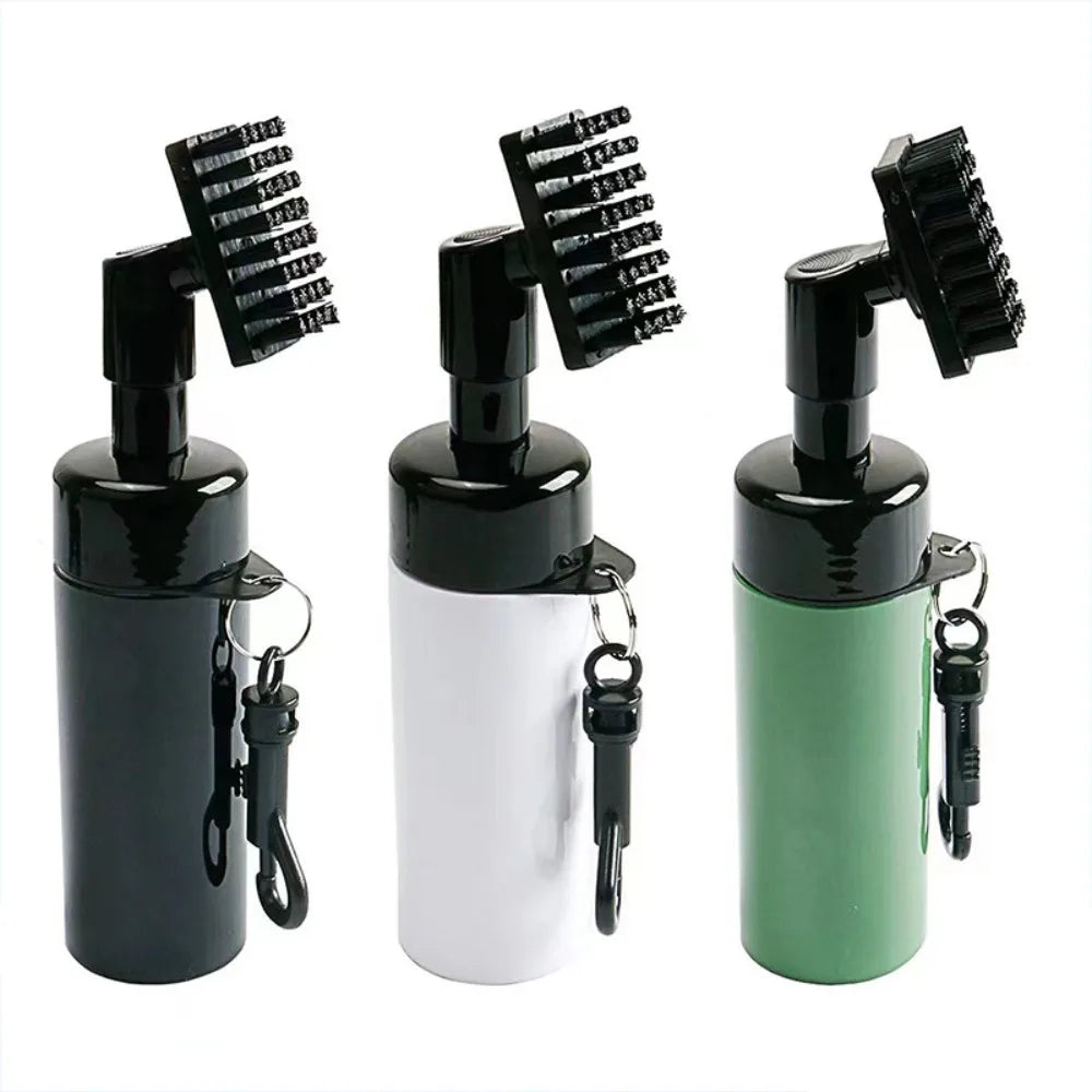 Golf Club Groove Cleaner Brush Leakproof Spray Bottle