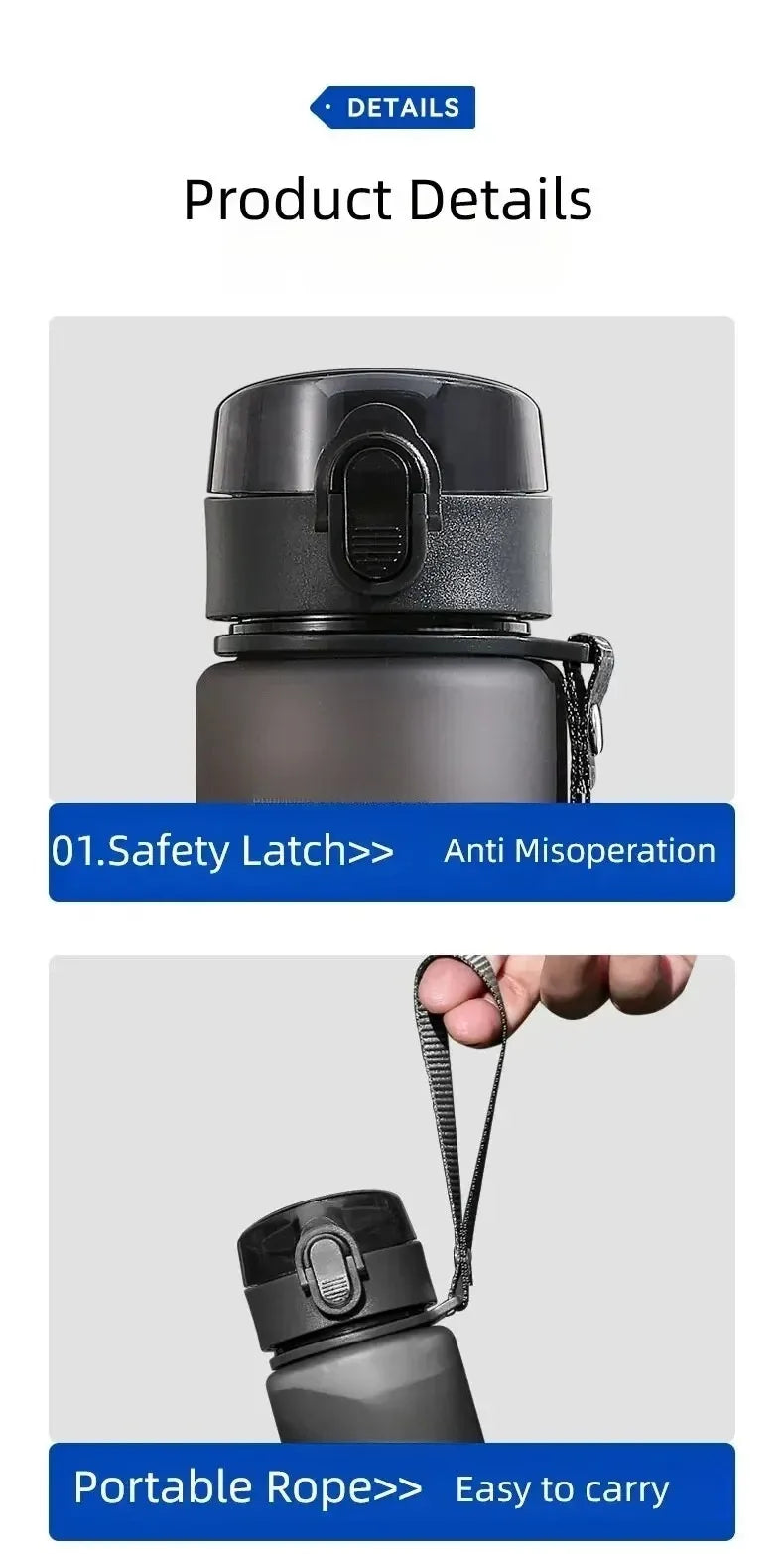 sports water bottle, portable for travel and hiking
