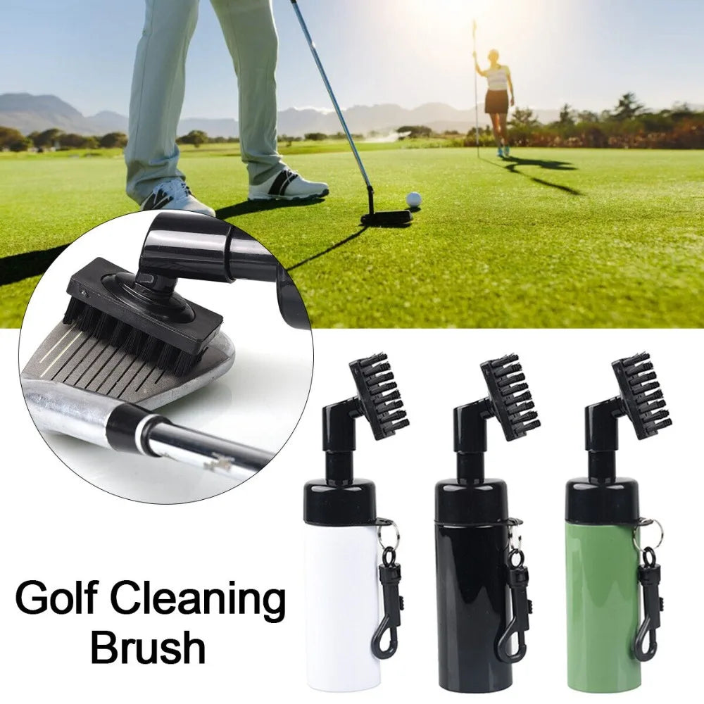 Golf Club Groove Cleaner Brush Leakproof Spray Bottle