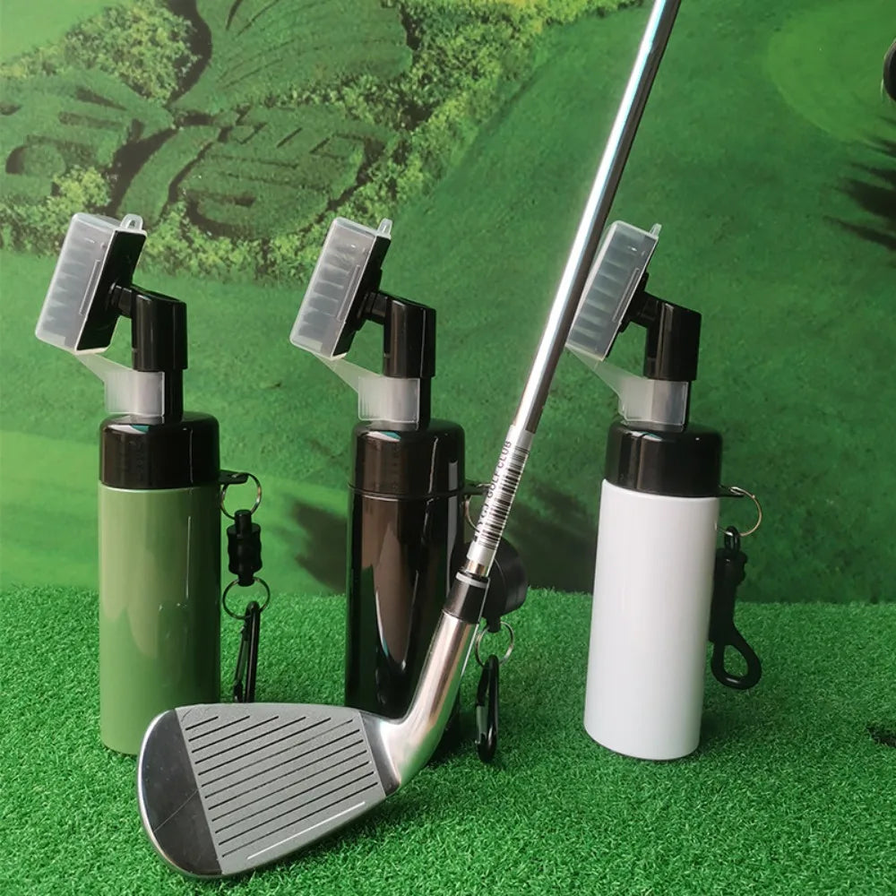 Golf Club Groove Cleaner Brush Leakproof Spray Bottle