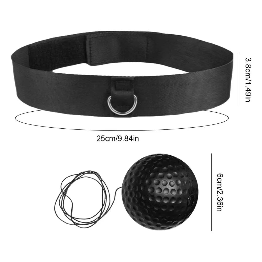 Elastic Headband and Black Light Ball Headband Style Boxing Speed Ball For Adult Children's Sports Rebound Reaction Balls