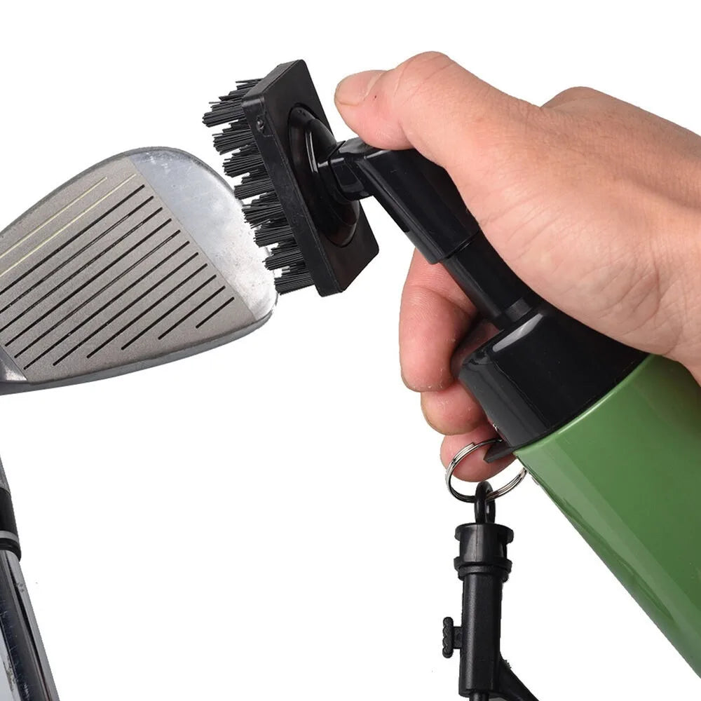 Golf Club Groove Cleaner Brush Leakproof Spray Bottle