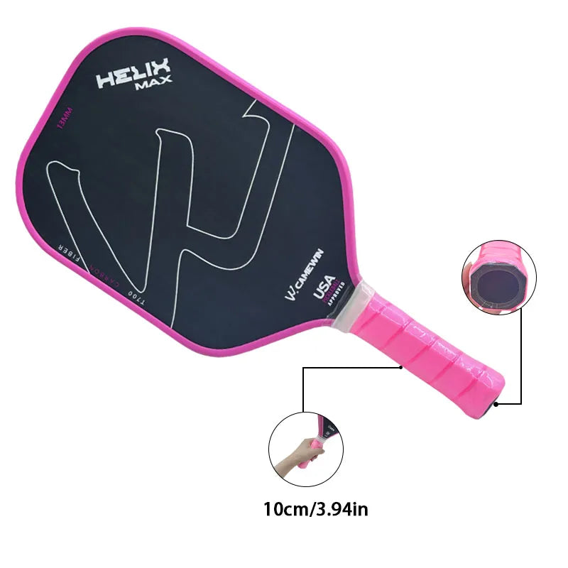 Pickleball Racket With Comfort Grip Non Slip Design Premium Quality Includes Free  Bag For Easy Carry Lightweight