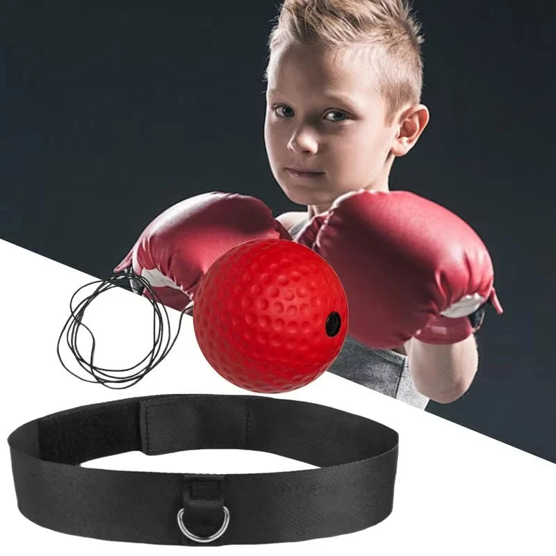 Elastic Headband and Black Light Ball Headband Style Boxing Speed Ball For Adult Children's Sports Rebound Reaction Balls