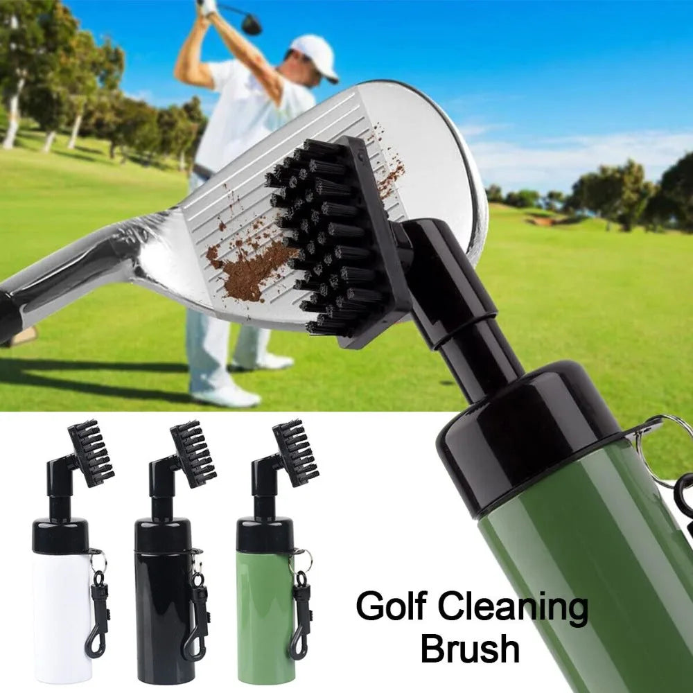 Golf Club Groove Cleaner Brush Leakproof Spray Bottle