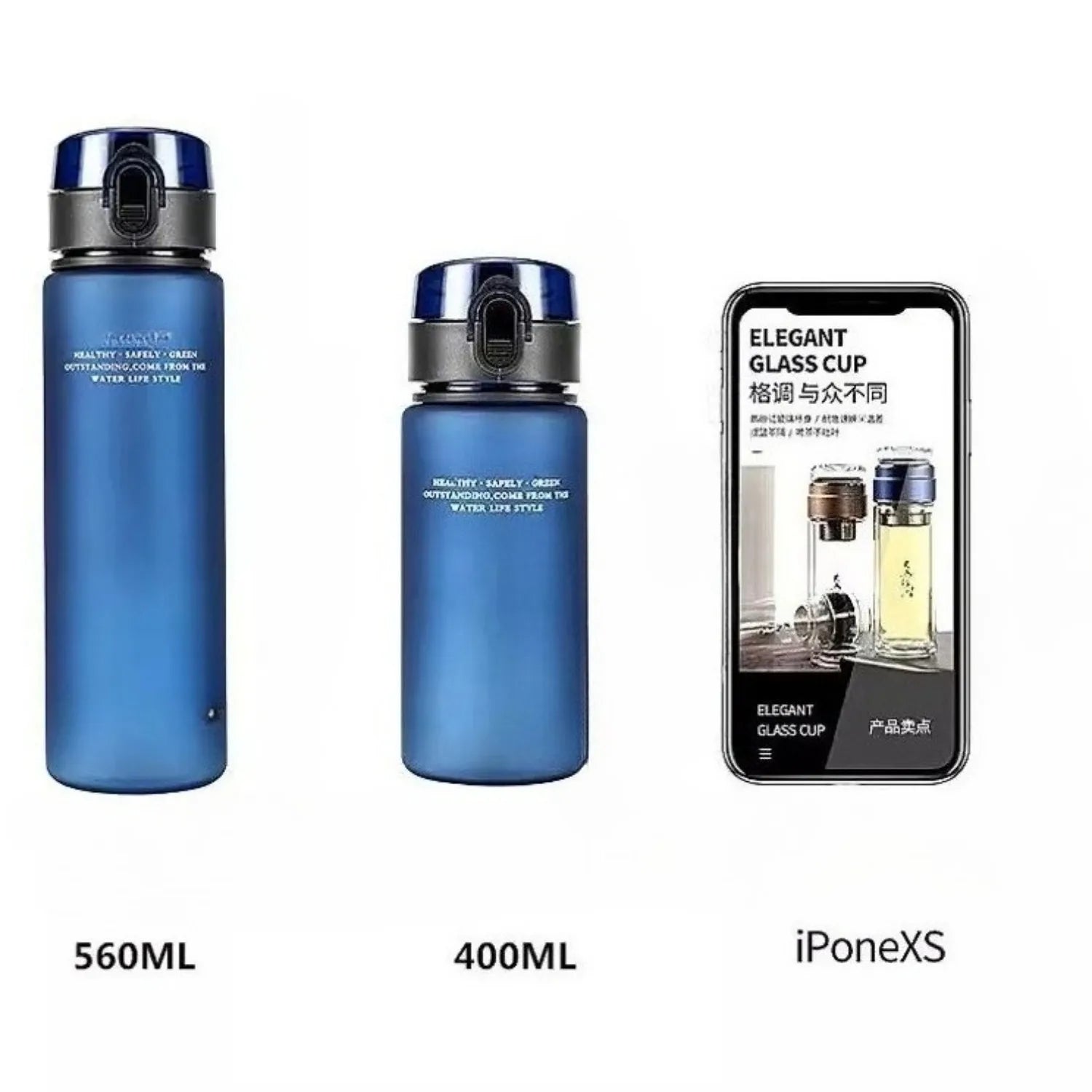 sports water bottle, portable for travel and hiking