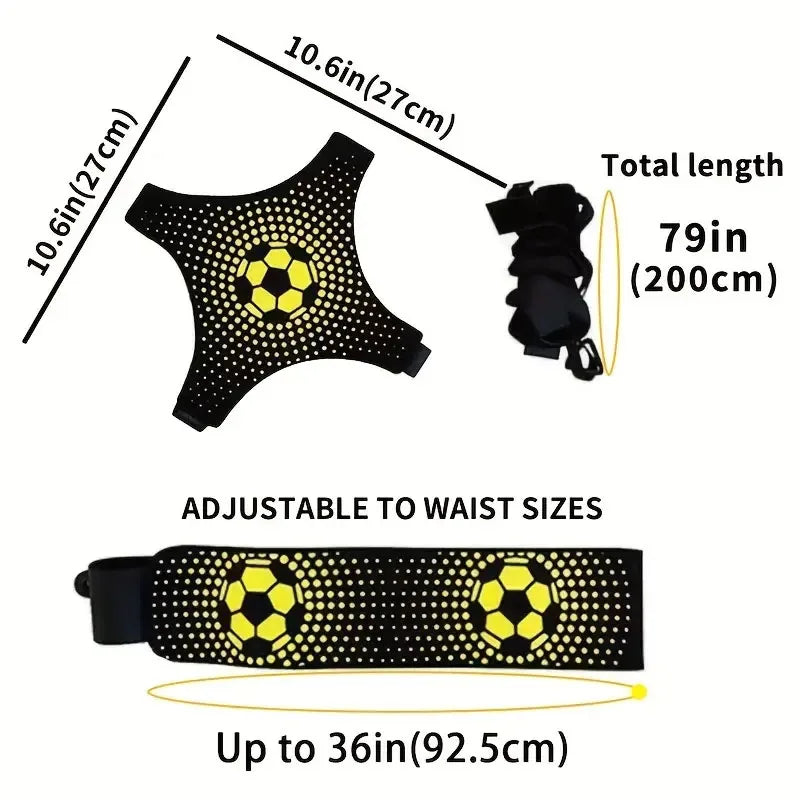 Football training bobble belt bobble trainer ball control training belt football training supplies