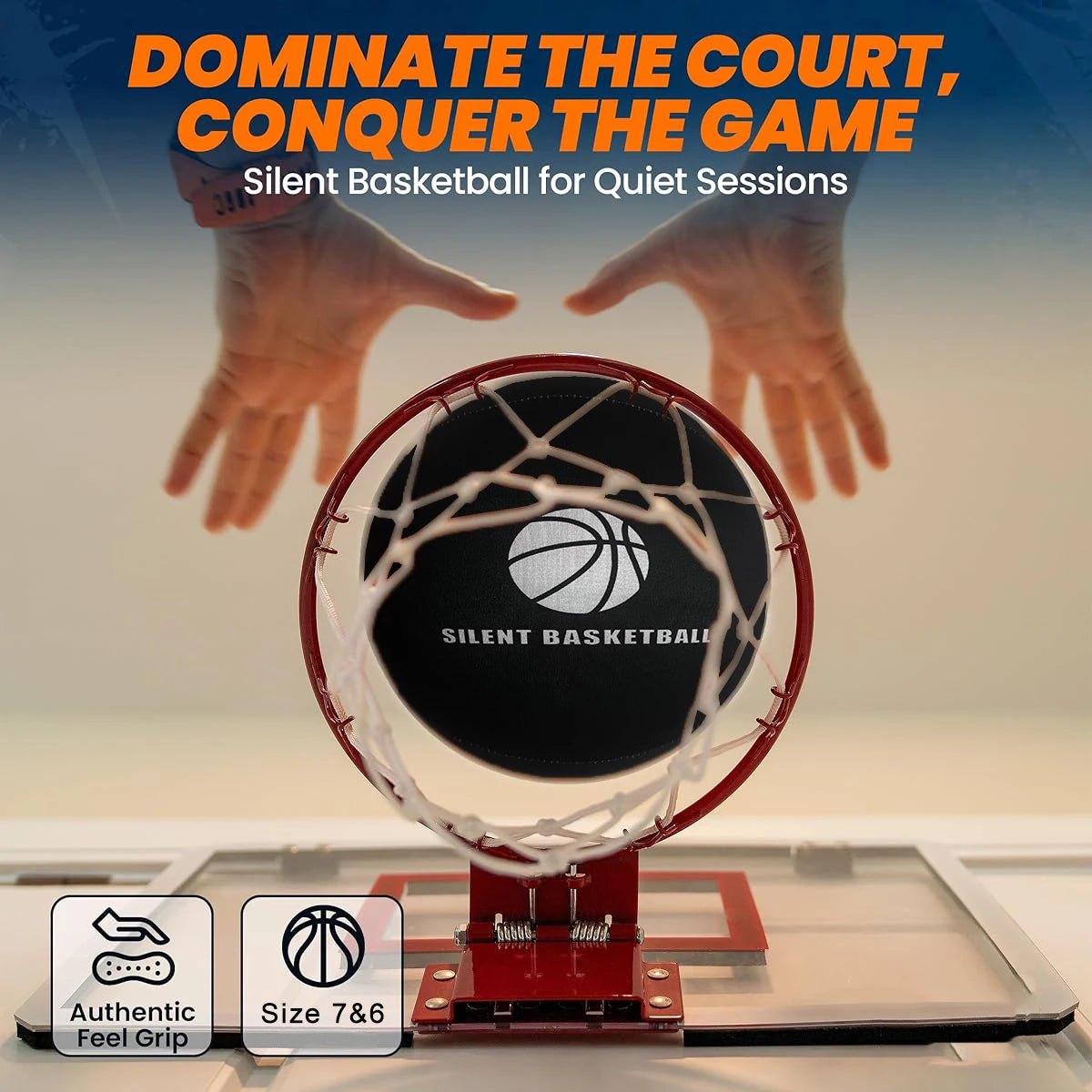 QuietBounce Silent Training Basketball